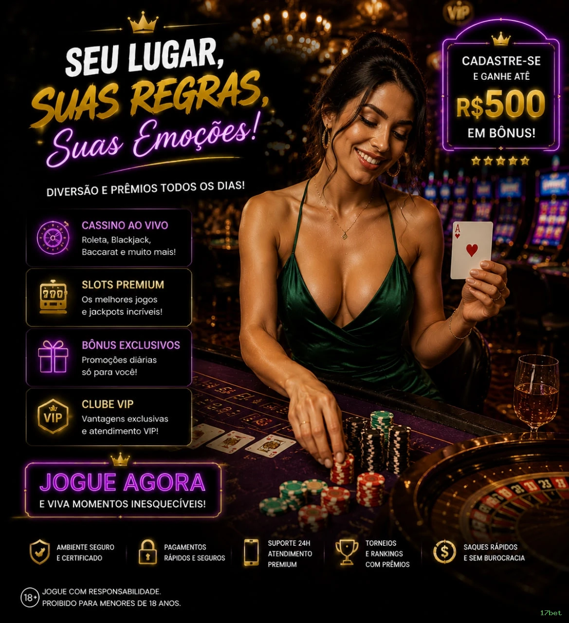 Guia rápido de apostas ao vivo na 17bet